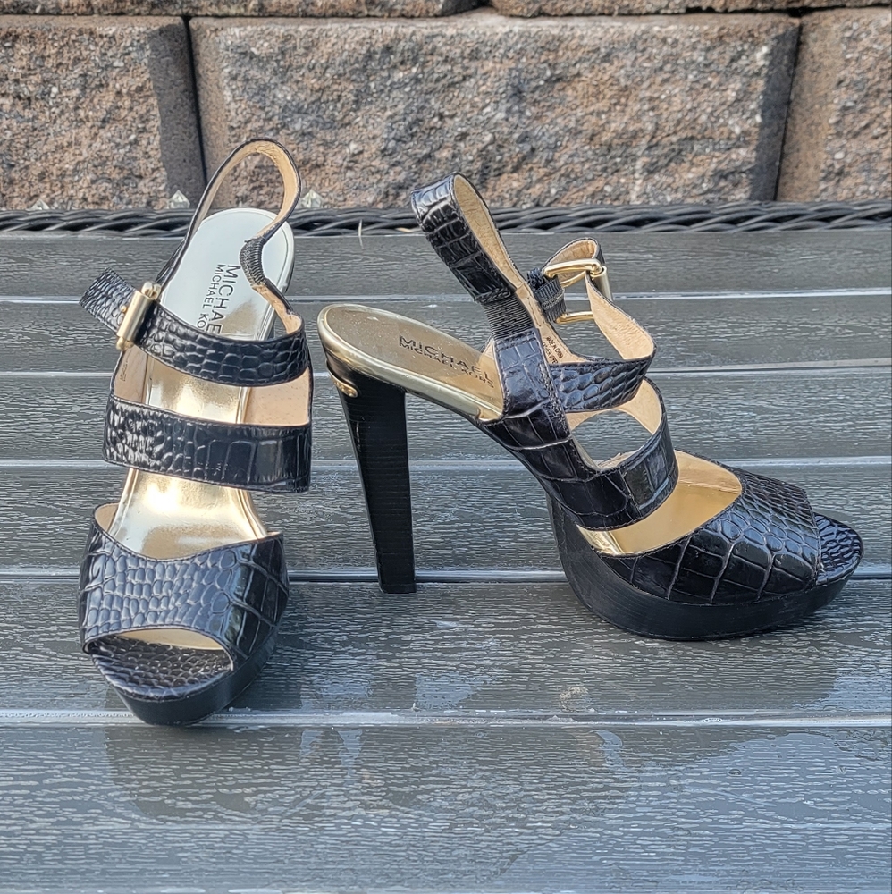 Michael Kors Black 5 inch High Heels. Size 10 Brand MK